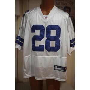 Reebok Dallas Cowboys Julius Jones 28 NFL Jersey Mens 60 XXL Stitched Vintage